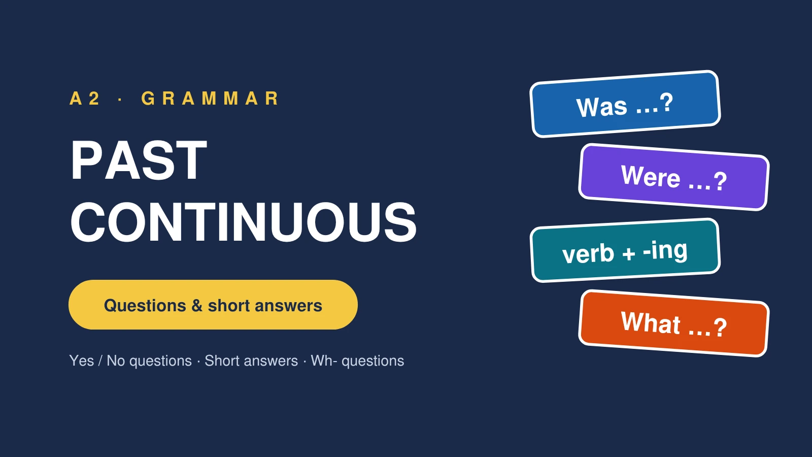 Slide 1: A2 · GRAMMAR